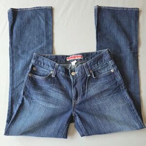 Gap Curvy Low Rise Bootcut Jeans Dark Wash Denim Womens Size 4 Ankle